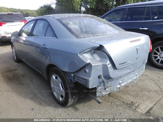 1G2ZF57B284274254 - 2008 PONTIAC G6 VALUE LEADER/BASE Light Blue photo 3