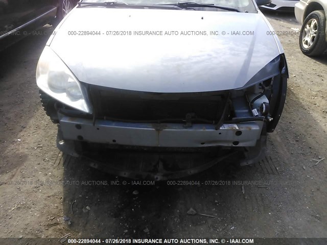 1G2ZF57B284274254 - 2008 PONTIAC G6 VALUE LEADER/BASE Light Blue photo 6