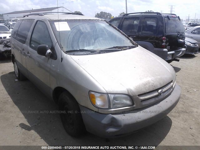 4T3ZF13C5YU200851 - 2000 TOYOTA SIENNA LE/XLE TAN photo 6