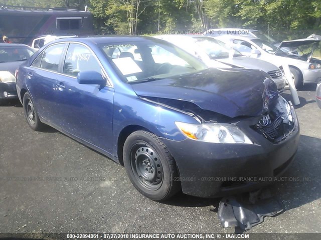 4T1BE46K88U243453 - 2008 TOYOTA CAMRY CE/LE/XLE/SE BLUE photo 1