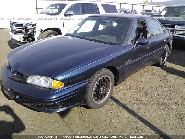 1G2HZ52KXXH242900 - 1999 PONTIAC BONNEVILLE SSE Dark Blue photo 2