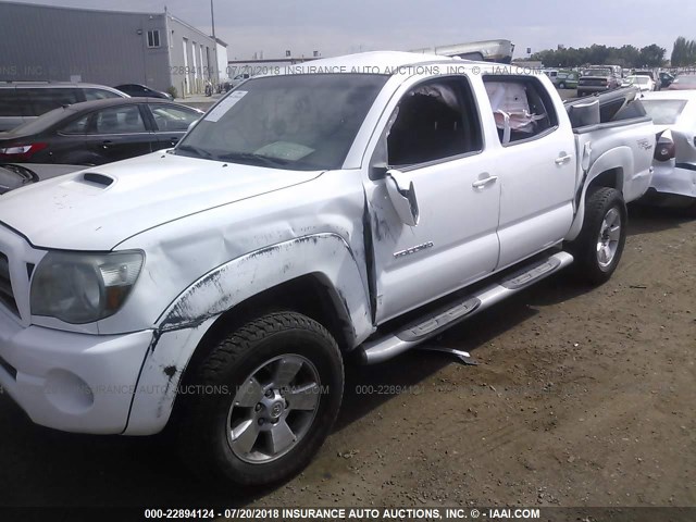 3TMJU4GNXAM095182 - 2010 TOYOTA TACOMA DOUBLE CAB PRERUNNER WHITE photo 6