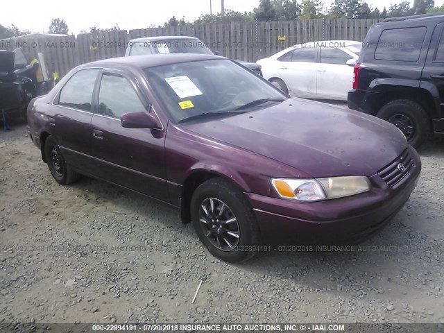 4T1BG22K2VU070349 - 1997 TOYOTA CAMRY CE/LE/XLE 勃艮第红 照片 1