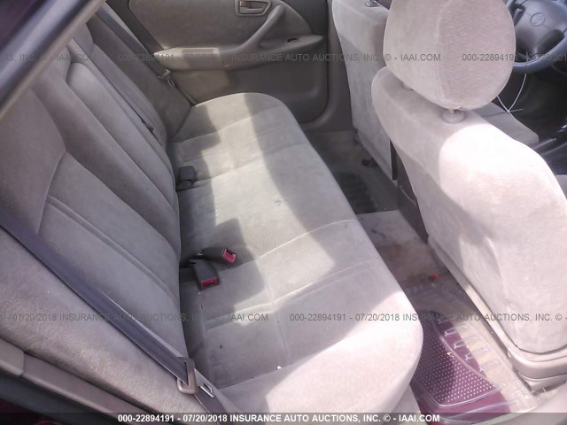 4T1BG22K2VU070349 - 1997 TOYOTA CAMRY CE/LE/XLE 勃艮第红 照片 8
