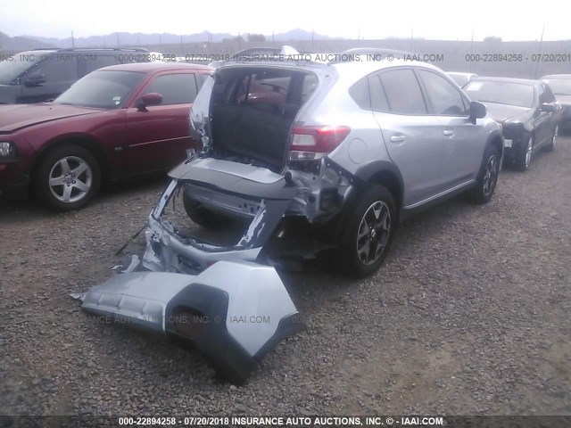 JF2GTABC2JH218870 - 2018 SUBARU CROSSTREK PREMIUM Gümüş foto 4