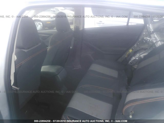 JF2GTABC2JH218870 - 2018 SUBARU CROSSTREK PREMIUM Gümüş foto 8