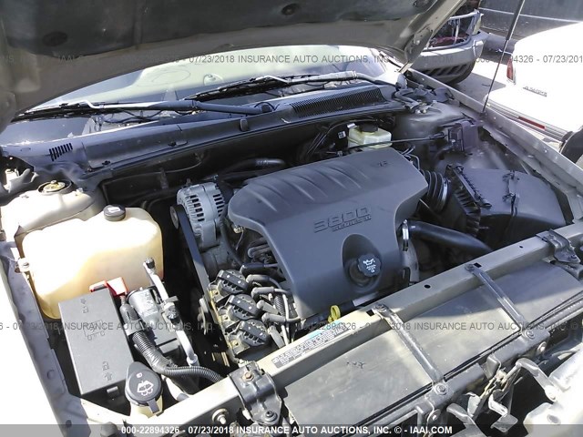 1G2HX52K434111601 - 2003 PONTIAC BONNEVILLE SE TAN photo 10