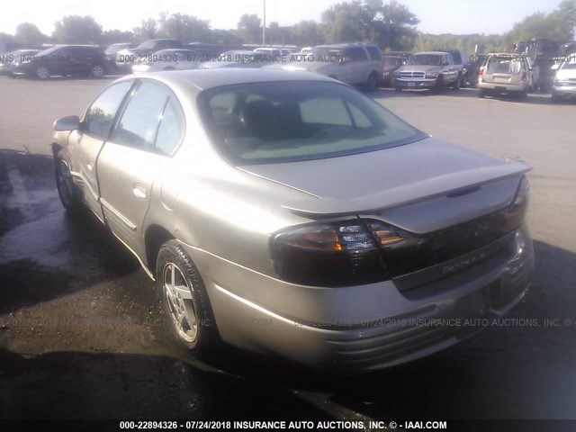 1G2HX52K434111601 - 2003 PONTIAC BONNEVILLE SE TAN photo 3