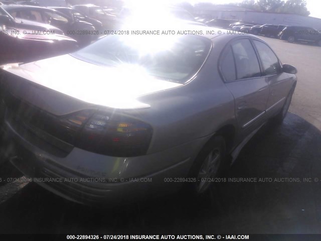 1G2HX52K434111601 - 2003 PONTIAC BONNEVILLE SE TAN photo 4