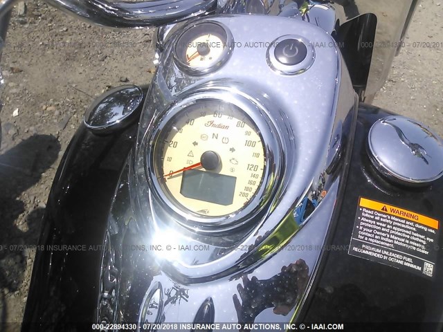 56KTHAAA7H3354766 - 2017 INDIAN MOTORCYCLE CO. SPRINGFIELD  BLACK photo 7