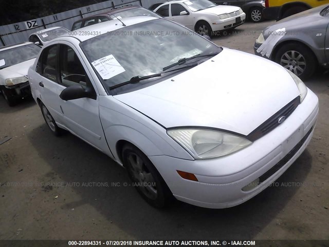 1FAFP38331W309052 - 2001 FORD FOCUS ZTS WHITE photo 1