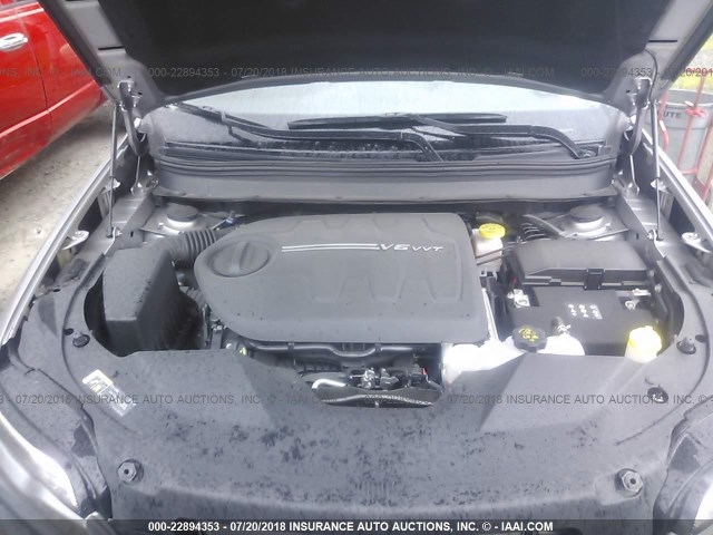 1C4PJMBXXKD153722 - 2019 JEEP CHEROKEE TRAILHAWK GRAY photo 10