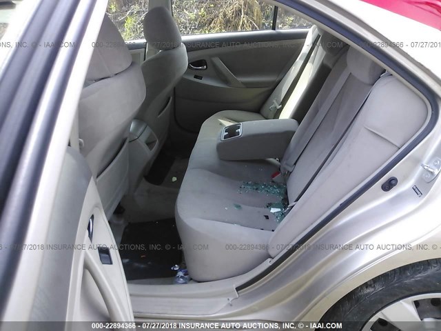 4T1BE46K49U853464 - 2009 TOYOTA CAMRY SE/LE/XLE SILVER photo 8