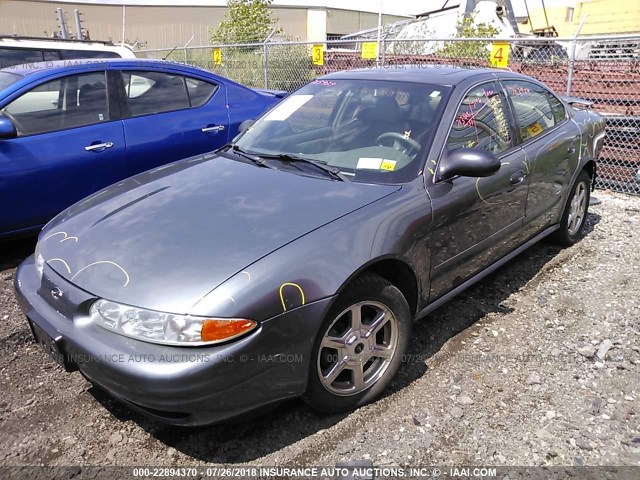 1G3NF52E54C101968 - 2004 OLDSMOBILE ALERO GLS 灰色 照片 2