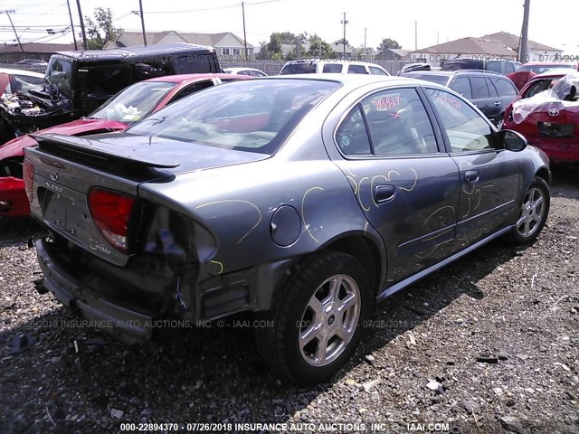 1G3NF52E54C101968 - 2004 OLDSMOBILE ALERO GLS 灰色 照片 4