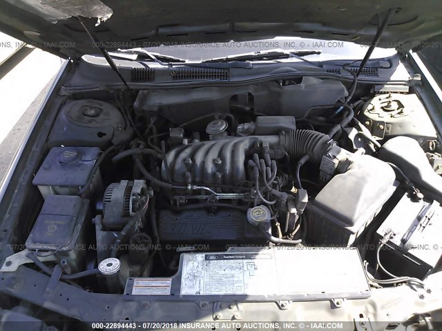 1FALP52U4SG263971 - 1995 FORD TAURUS GL/SE GREEN photo 10