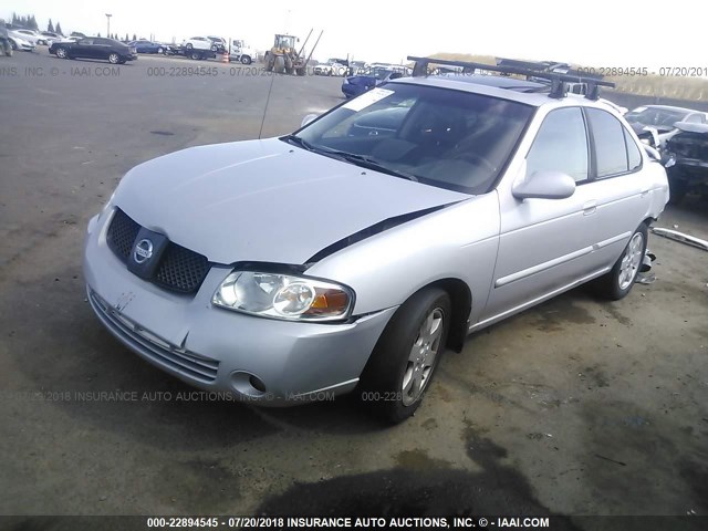 3N1CB51A85L547994 - 2005 NISSAN SENTRA 1.8S SILVER photo 2