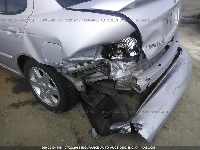 3N1CB51A85L547994 - 2005 NISSAN SENTRA 1.8S SILVER photo 6