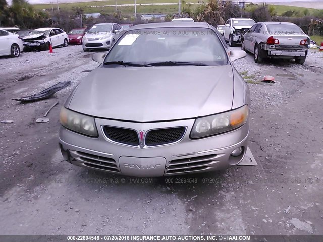 1G2HX54K714187114 - 2001 PONTIAC BONNEVILLE SE BROWN photo 6