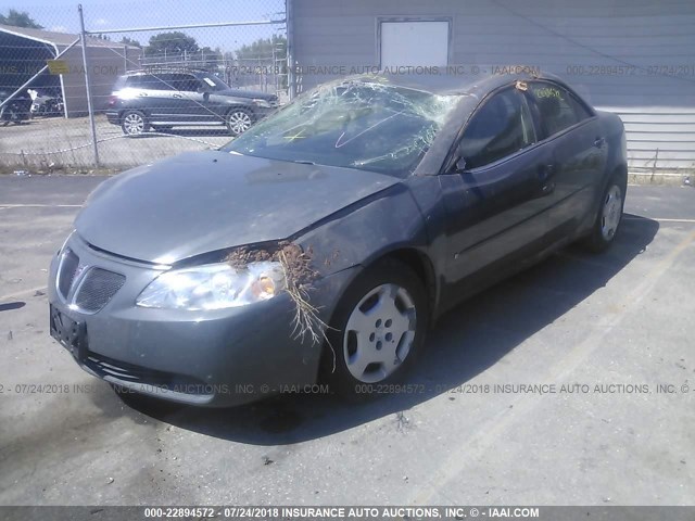 1G2ZF58B074255974 - 2007 PONTIAC G6 VALUE LEADER/BASE GRAY photo 2