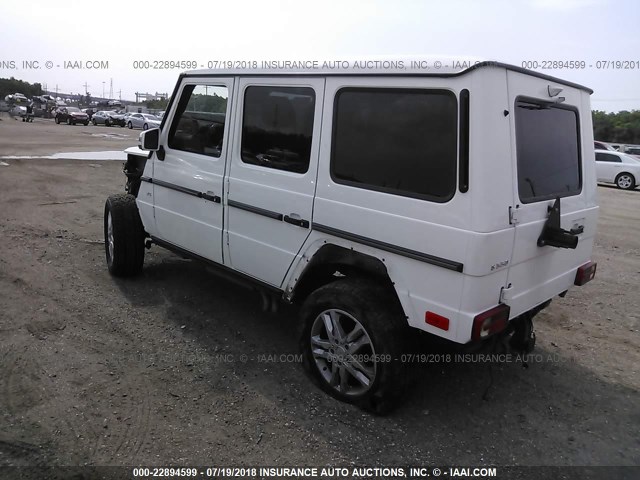 WDCYC3HF8EX214277 - 2014 MERCEDES-BENZ G 550 WHITE photo 3