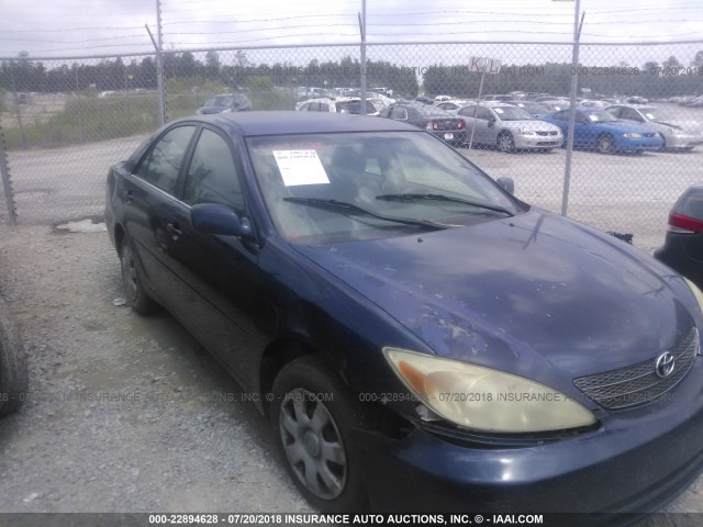 4T1BE32K62U581098 - 2002 TOYOTA CAMRY LE/XLE/SE Mavi foto 1