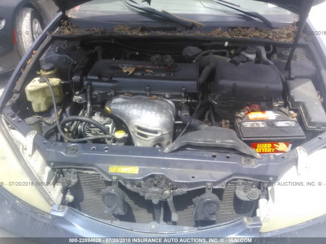 4T1BE32K62U581098 - 2002 TOYOTA CAMRY LE/XLE/SE Mavi foto 10