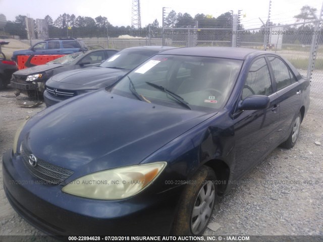 4T1BE32K62U581098 - 2002 TOYOTA CAMRY LE/XLE/SE Mavi foto 2