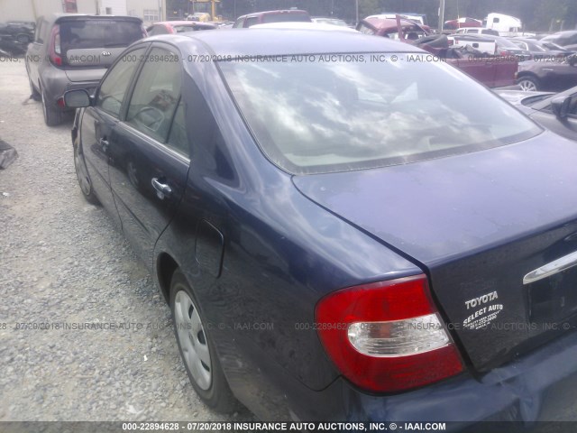 4T1BE32K62U581098 - 2002 TOYOTA CAMRY LE/XLE/SE Mavi foto 3