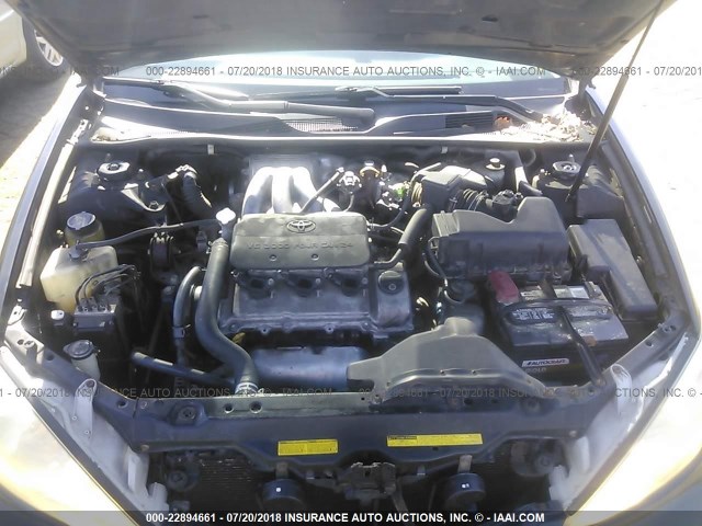 4T1BF30KX2U007152 - 2002 TOYOTA CAMRY LE/XLE/SE 黑色 照片 10