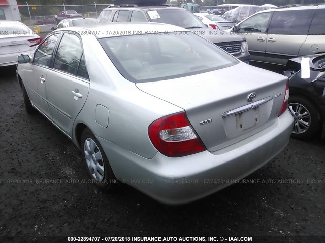 JTDBE32KX20009429 - 2002 TOYOTA CAMRY LE/XLE/SE Boz foto 3