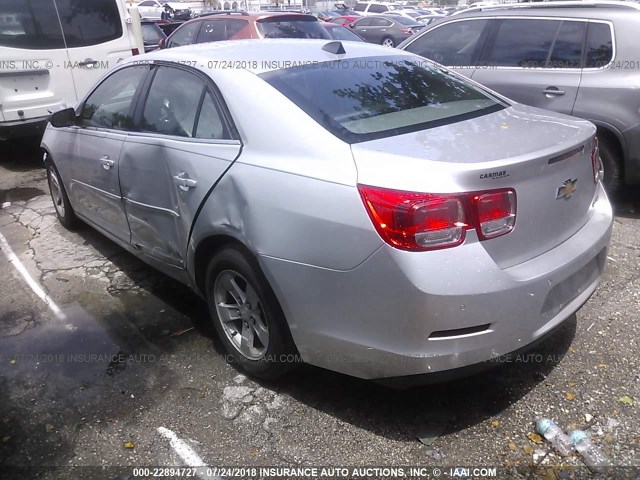 1G11B5SA2DF175704 - 2013 CHEVROLET MALIBU LS ვერცხლისფერი ფოტო 3