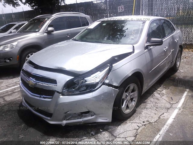 1G11B5SA2DF175704 - 2013 CHEVROLET MALIBU LS ვერცხლისფერი ფოტო 6