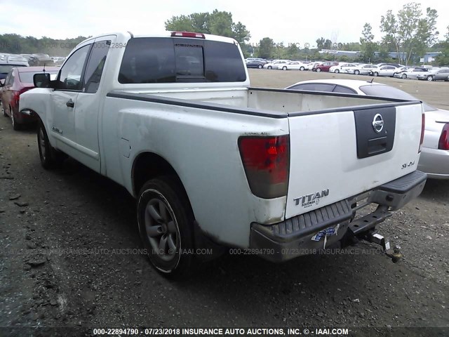 1N6AA0CC1CN304739 - 2012 NISSAN TITAN S/SV/PRO-4X WHITE photo 3