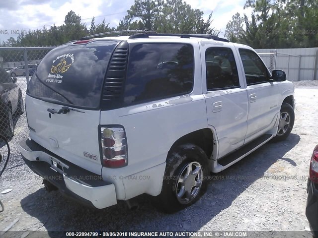 1GKEK63U25J174692 - 2005 GMC YUKON DENALI WHITE photo 6