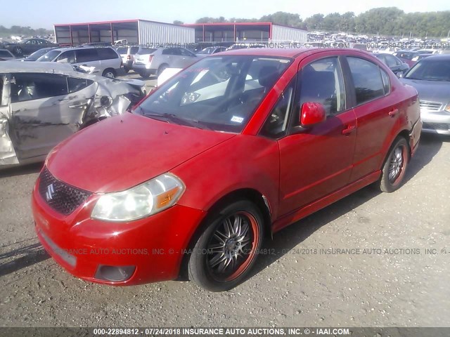 JS2YC415685102466 - 2008 SUZUKI SX4 CONVENIENCE/TOURING RED photo 2