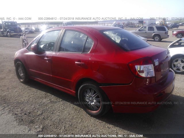 JS2YC415685102466 - 2008 SUZUKI SX4 CONVENIENCE/TOURING RED photo 3