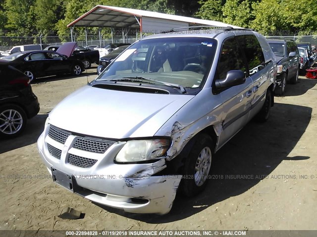 2B4GP34352R722280 - 2002 DODGE GRAND CARAVAN EL GRAY photo 6