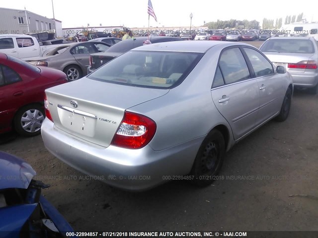 JTDBE32K320106911 - 2002 TOYOTA CAMRY LE/XLE/SE Qızıl foto 4