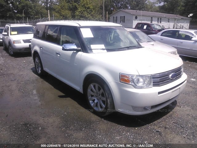 2FMGK5DC3BBD25930 - 2011 FORD FLEX LIMITED WHITE photo 1