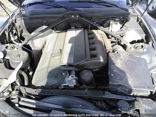 4USBT53473LU01277 - 2003 BMW Z4 3.0 GRAY photo 10