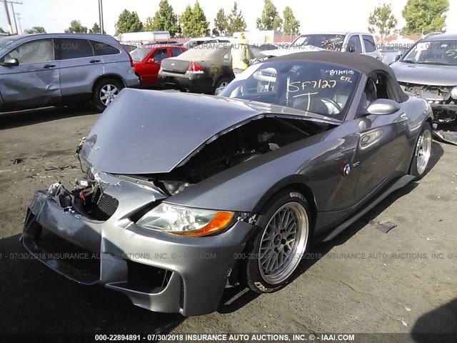 4USBT53473LU01277 - 2003 BMW Z4 3.0 GRAY photo 2