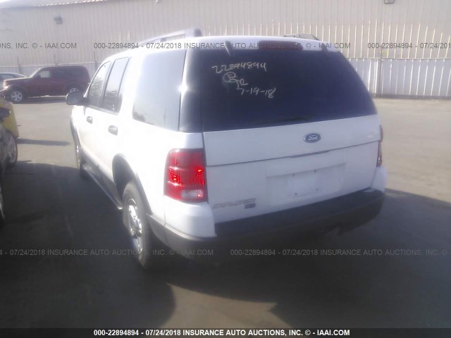 1FMZU63K33UC78735 - 2003 FORD EXPLORER XLT/XLT SPORT/NBX 白色 照片 3