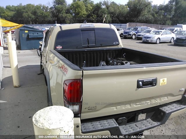 3TMCZ5AN9JM136670 - 2018 TOYOTA TACOMA DBL CAB/SR/TRDSPT/OR/PRO Қоңыр фото 3