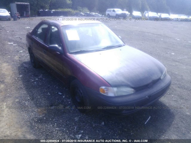 1Y1SK5281YZ403572 - 2000 CHEVROLET GEO PRIZM LSI RED photo 1