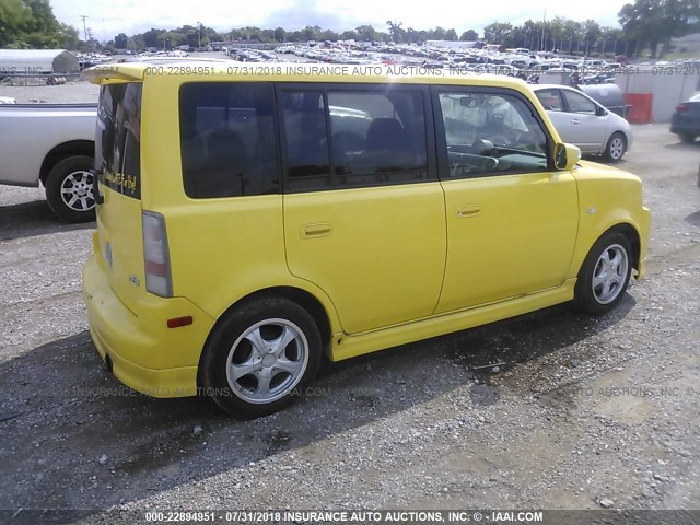 JTLKT334154015868 - 2005 TOYOTA SCION XB Сары фото 4