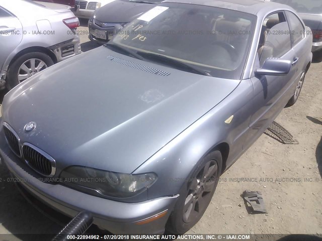 WBABV13496JT24532 - 2006 BMW 325 CI SULEV Light Blue photo 2