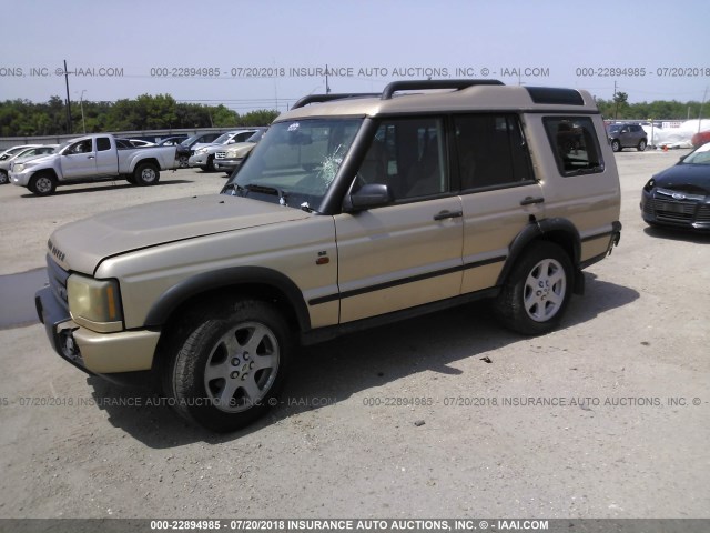 SALTY19454A857067 - 2004 LAND ROVER DISCOVERY II SE GOLD photo 2