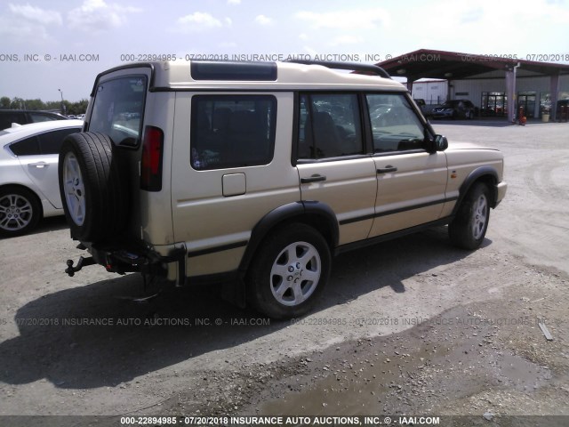 SALTY19454A857067 - 2004 LAND ROVER DISCOVERY II SE GOLD photo 4