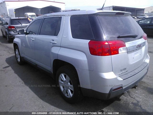 2CTFLREC3B6403171 - 2011 GMC TERRAIN SLE SILVER photo 3